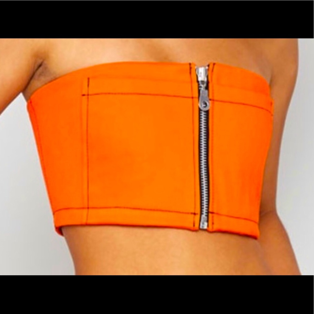 🍊The Ragged Priest (Rattle top ) Orange 🍊 Crop Top